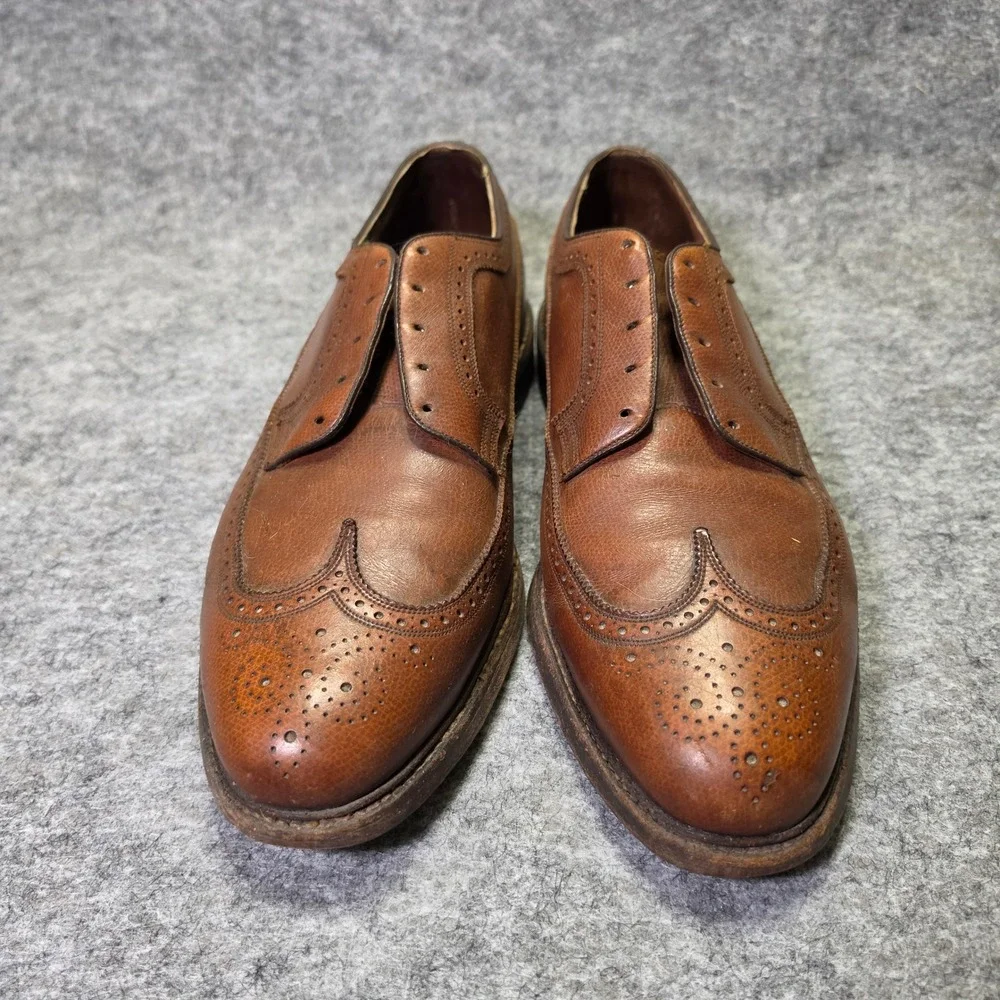 Florsheim Mens Royal Imperial 97625 Wingtip Leather Brown 13 3E Vintage Brogue
